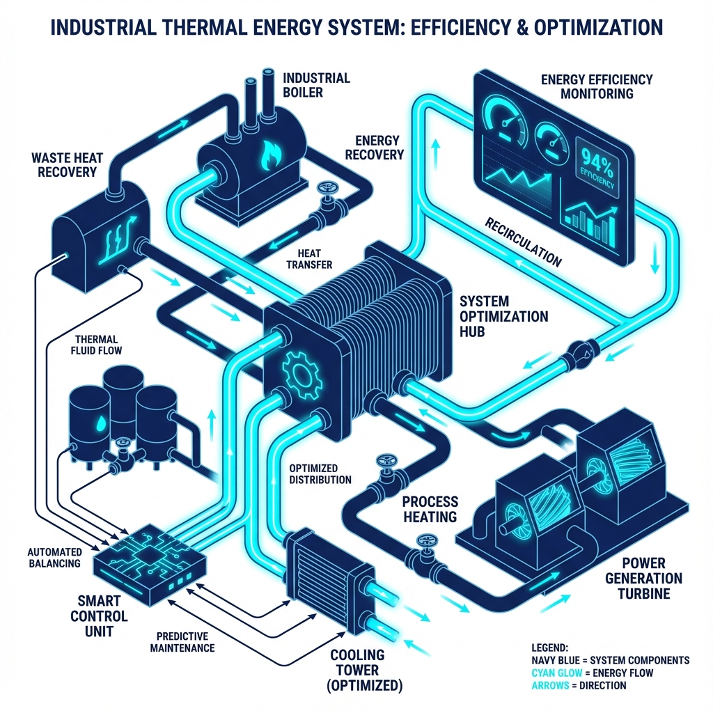 Industrial Energy System Schematic